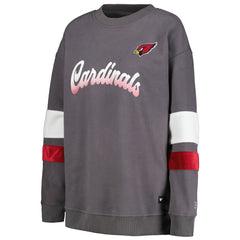 Arizona Cardinals The Wild Collective Women's Fleece Pullover Sweatshirt - Charcoal online