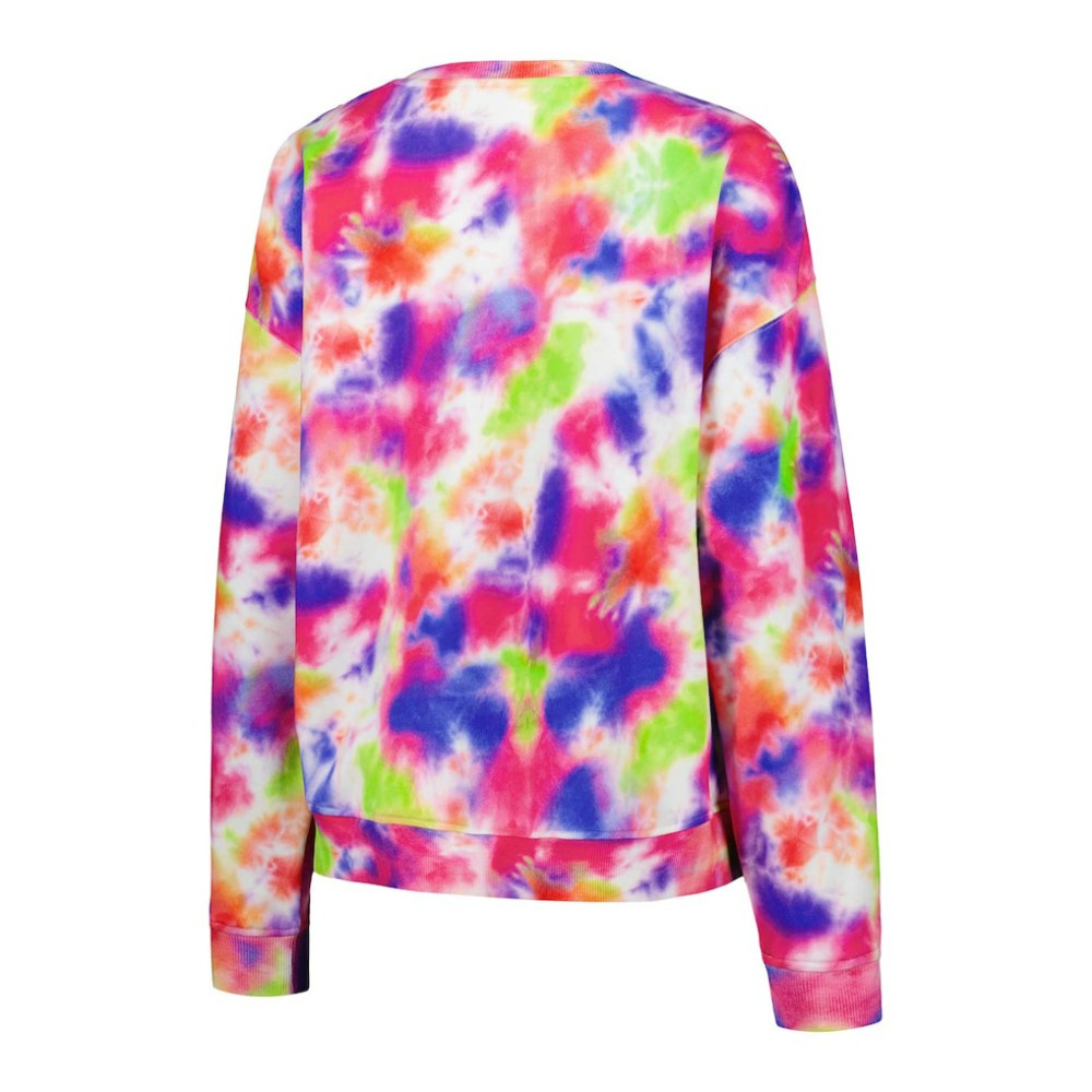 MLB Batterman Terez Neon Tie-Dye Pullover Sweatshirt