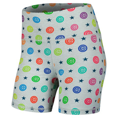 Chicago Cubs Terez Women's TLC Rainbow Shorts Gray