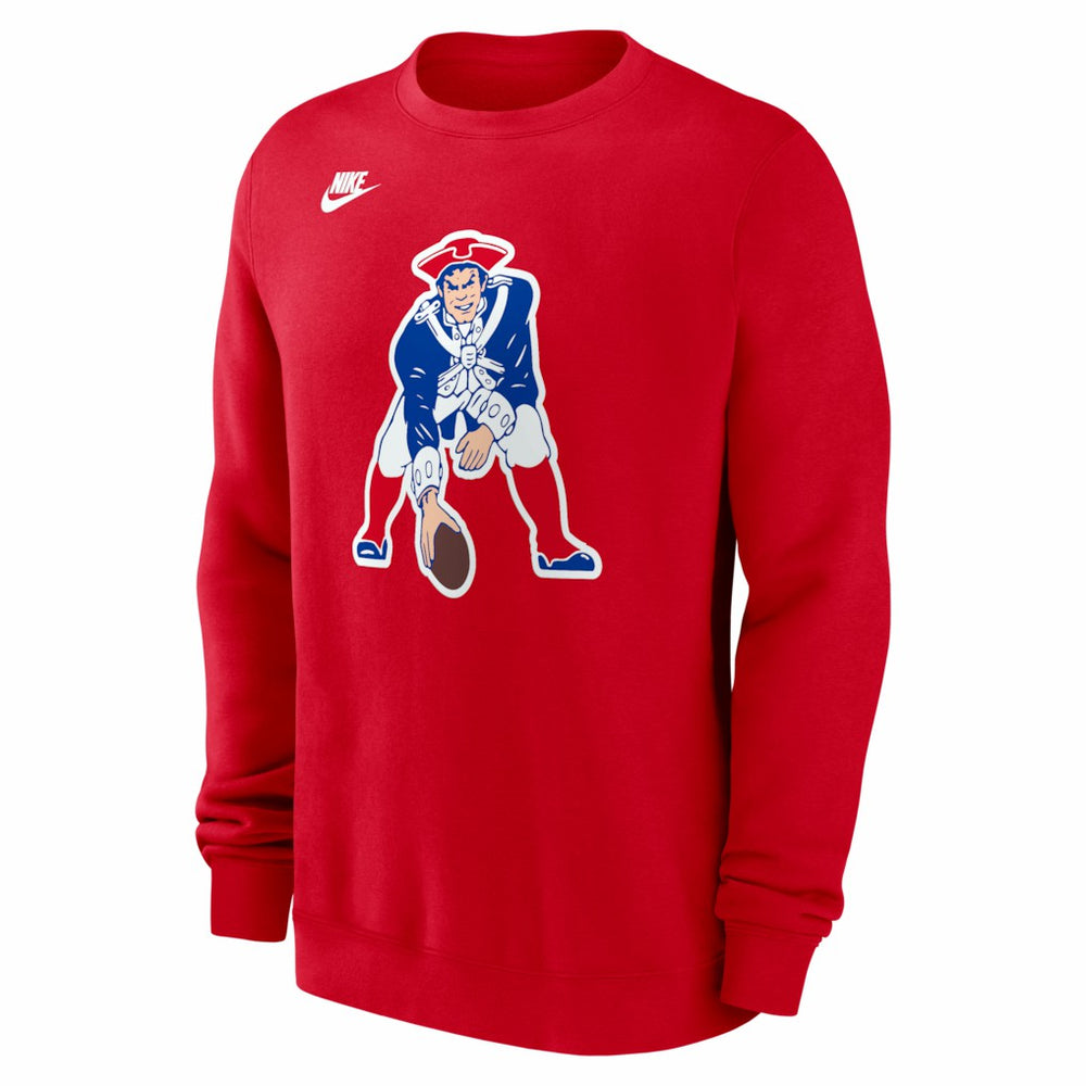 New England Patriots Pat Patriot Club Sweatshirt - Red sale