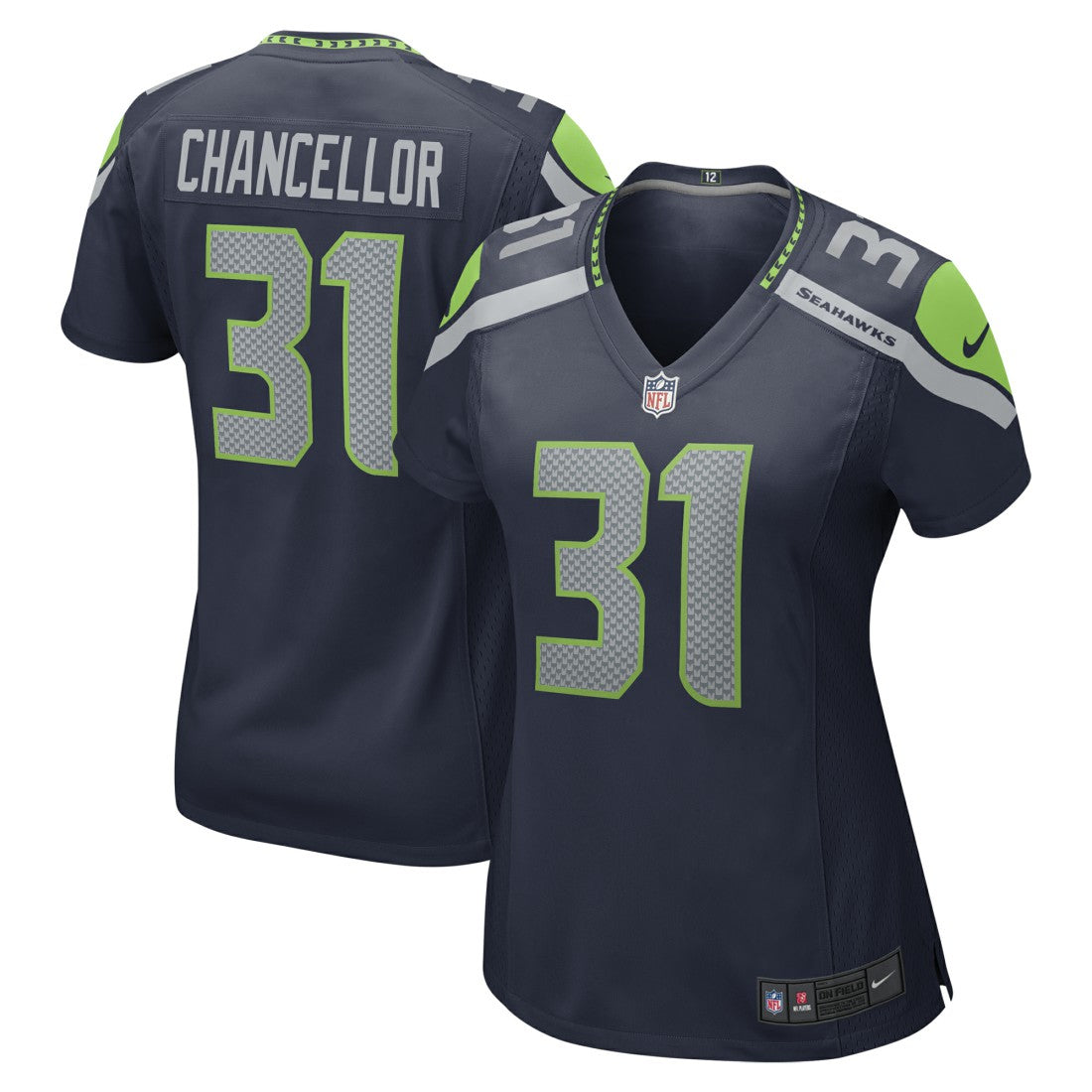 Kam Chancellor Seattle Seahawks Women's Retired Player Game Jersey - College Navy online