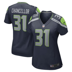 Kam Chancellor Seattle Seahawks Women's Retired Player Game Jersey - College Navy online