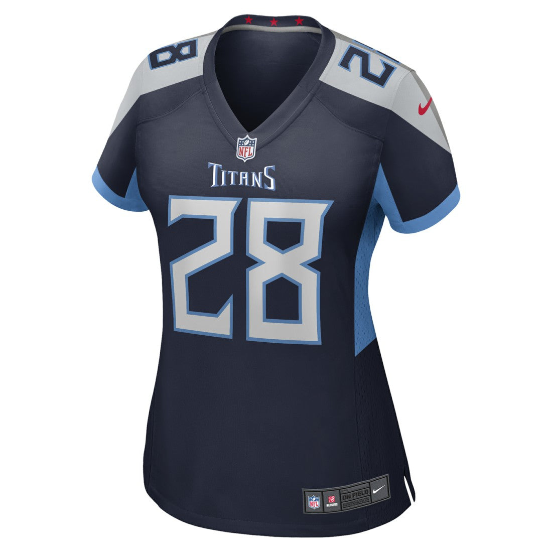 Chris Johnson Tennessee Titans Women's Retired Player Game Jersey - Navy on sale