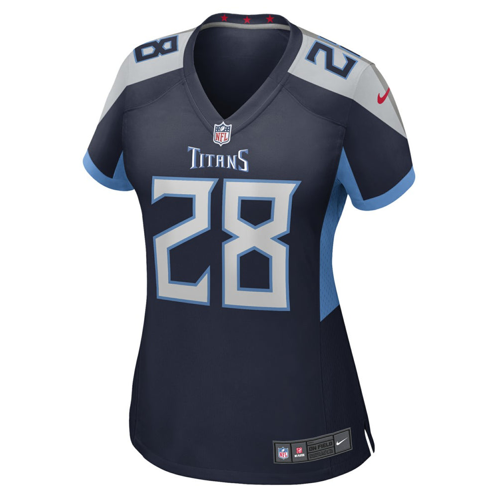 Chris Johnson Tennessee Titans Women's Retired Player Game Jersey - Navy on sale