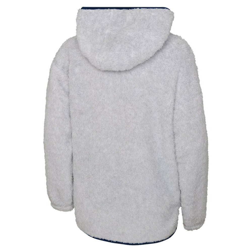 Washington Capitals Girls Youth Ultimate Teddy Fleece Pullover Hoodie - Heather Gray Hoodies