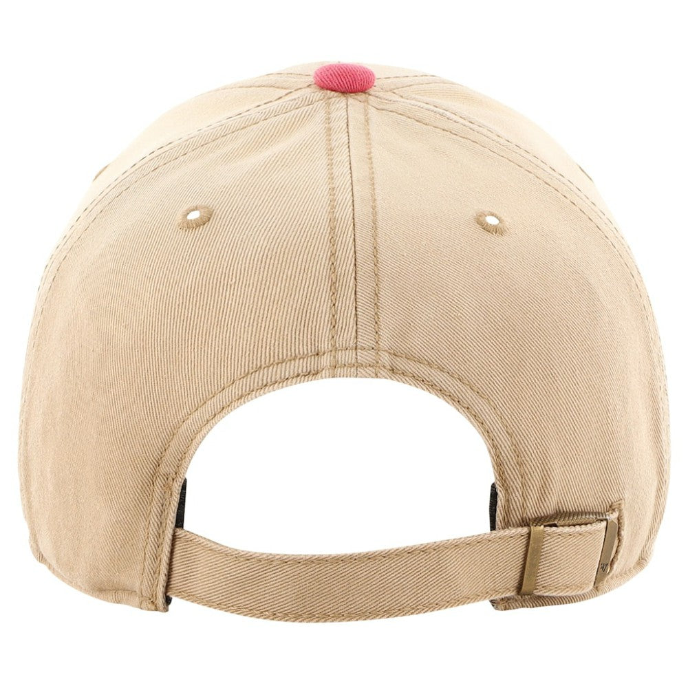 New Jersey Devils '47 Dusted Sedgwick MVP Adjustable Hat - Khaki/Red Jerseys