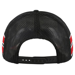 Chicago Blackhawks '47 Sideband Stripes Trucker Snapback Hat - Black Hats