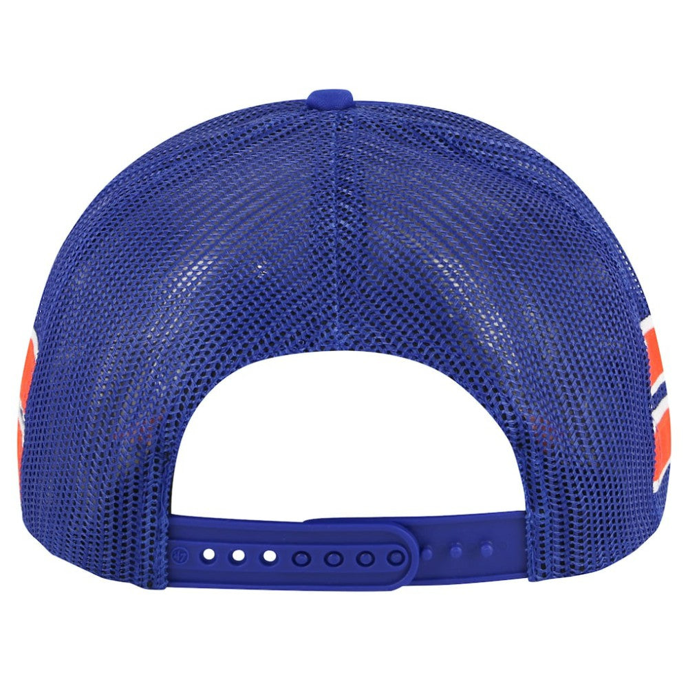 New York Islanders '47 Sideband Stripes Trucker Snapback Hat - Royal Hats