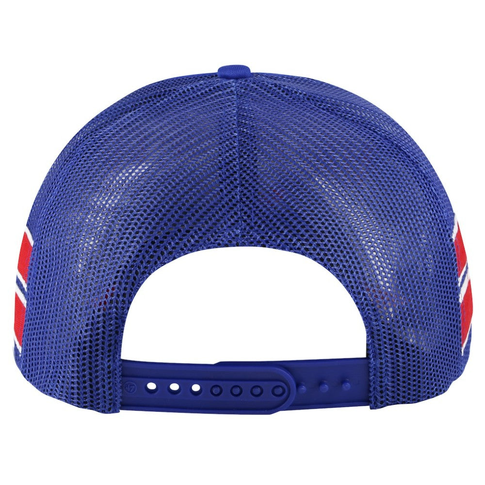 New York Rangers '47 Sideband Stripes Trucker Snapback Hat - Blue Hats