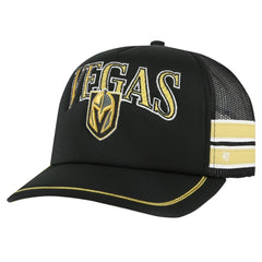 Vegas Golden Knights '47 Sideband Stripes Trucker Snapback Hat - Black Hats
