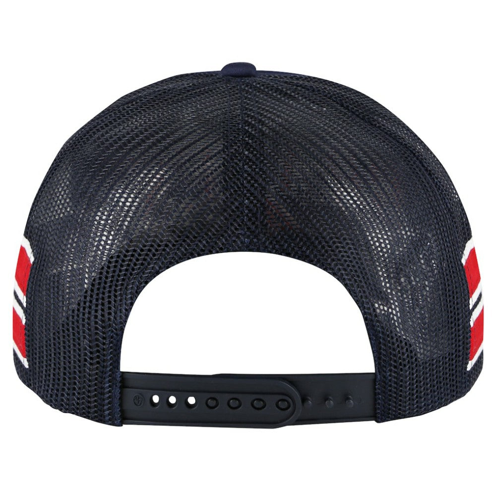 Washington Capitals '47 Sideband Stripes Trucker Snapback Hat - Navy Hats