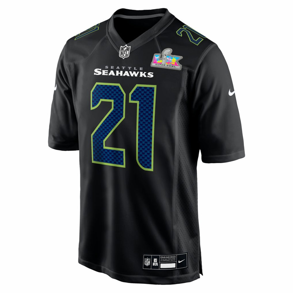 Devon Witherspoon Seattle Seahawks Super Bowl LX Patch Carbon Fashion Game Jersey - Black on sale