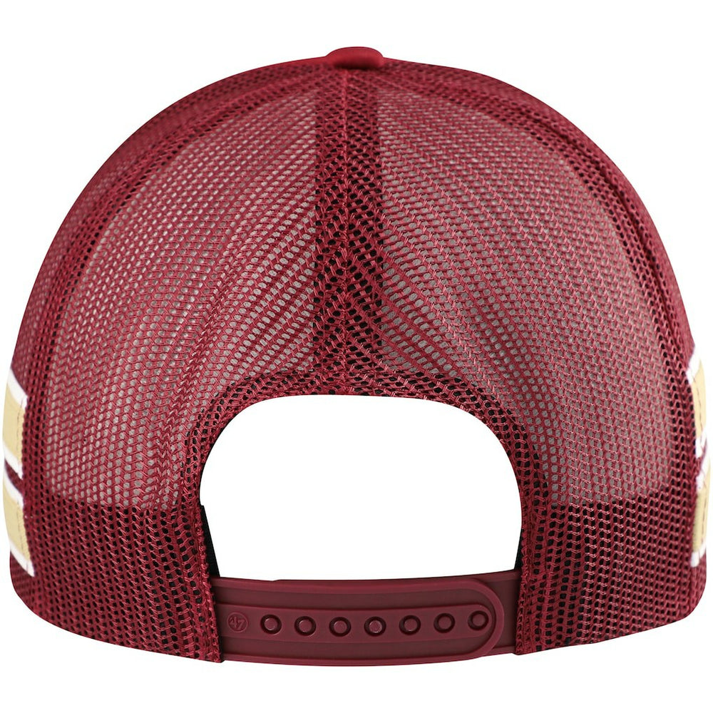 Cleveland Cavaliers '47 Sidebrand Stripes Trucker Adjustable Hat sale - Wine cheap