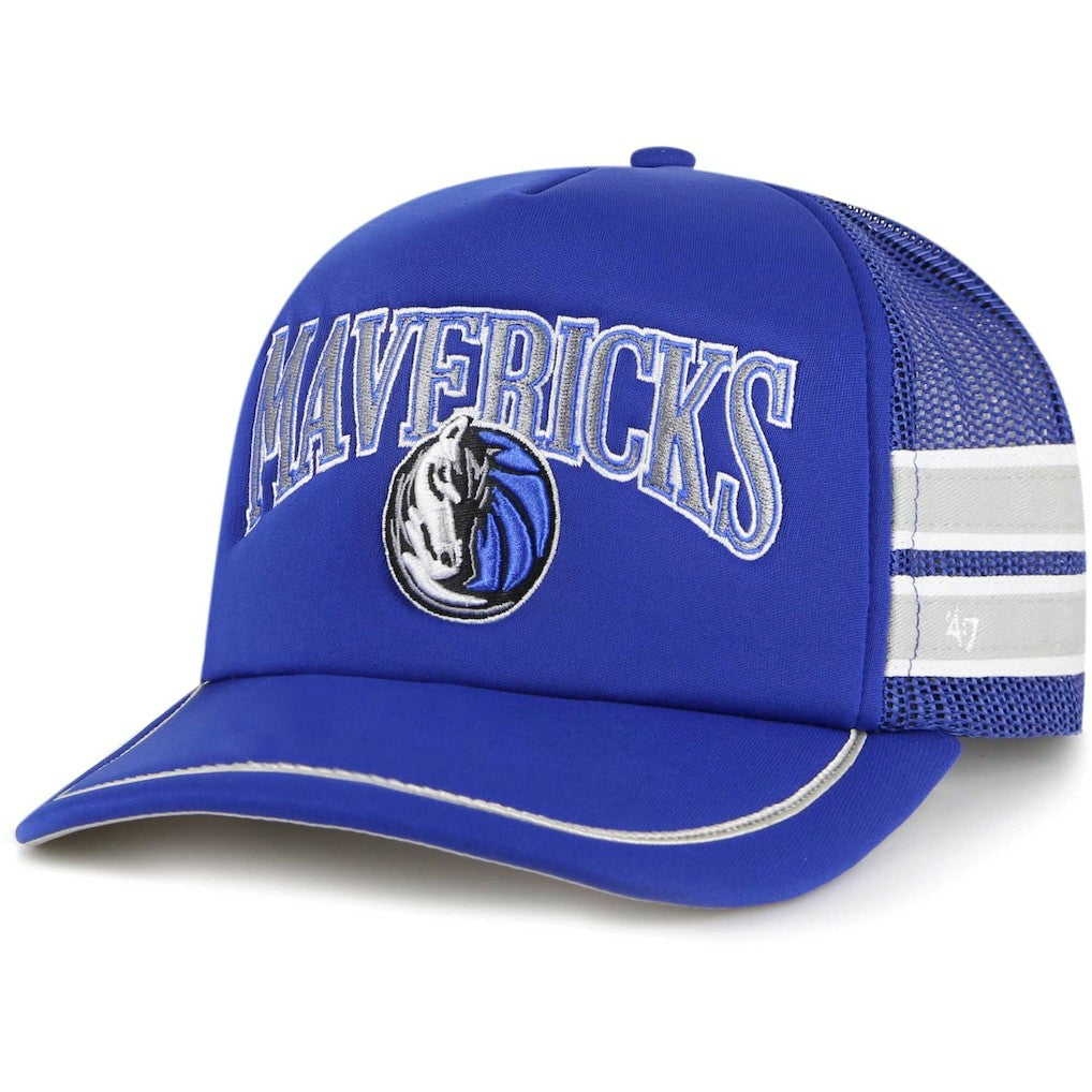 Dallas Mavericks '47 Sidebrand Stripes Trucker Adjustable Hat sale - Blue shop