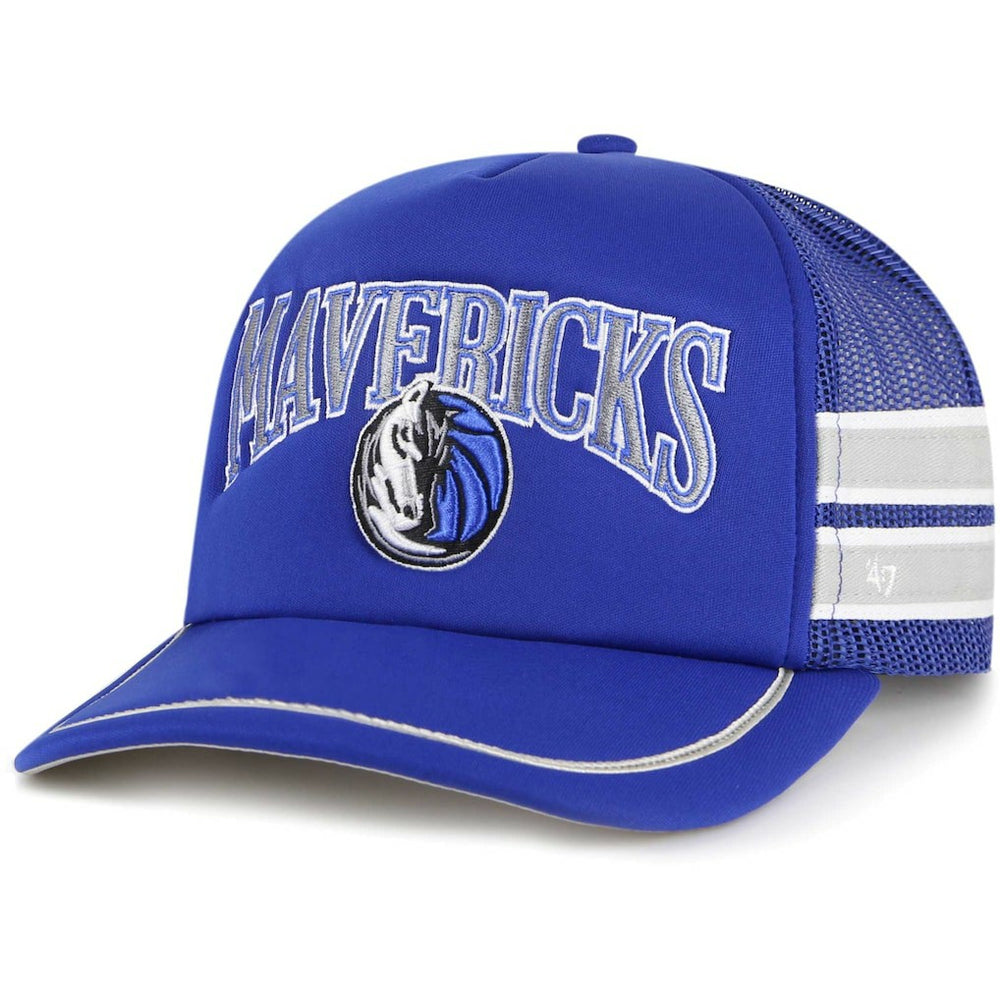 Dallas Mavericks '47 Sidebrand Stripes Trucker Adjustable Hat sale - Blue shop