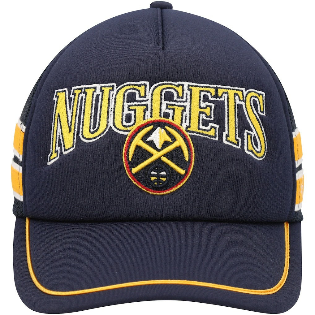 Denver Nuggets '47 Sidebrand Stripes Trucker Adjustable Hat sale - Navy cheap