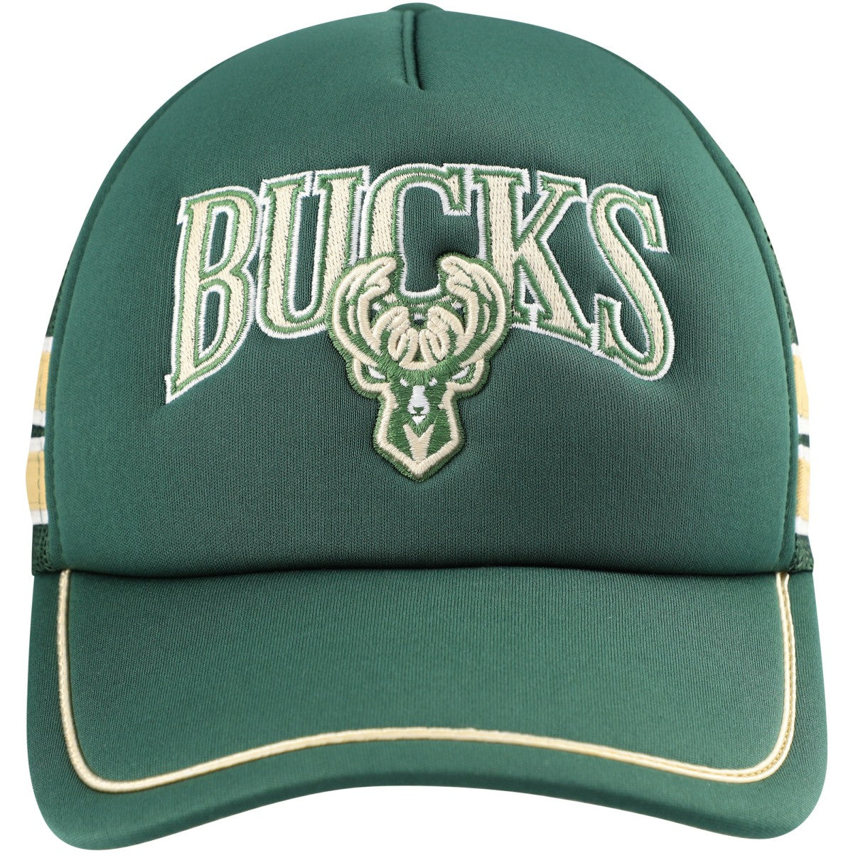 Milwaukee Bucks '47 Sidebrand Stripes Trucker Adjustable Hat - Hunter Green cheap