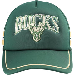 Milwaukee Bucks '47 Sidebrand Stripes Trucker Adjustable Hat - Hunter Green cheap