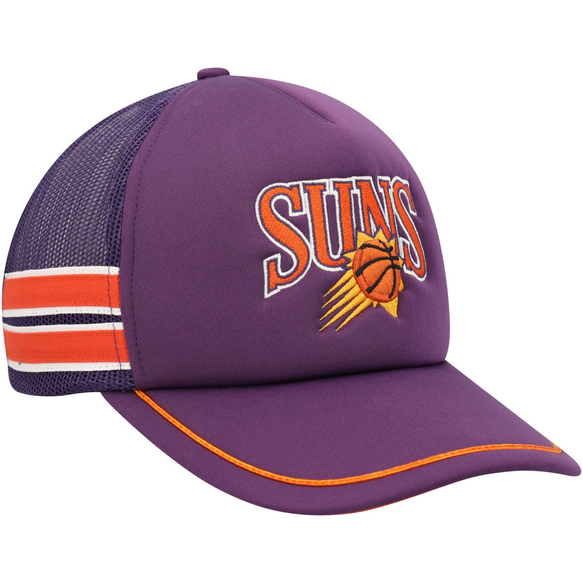 Phoenix Suns '47 Sidebrand Stripes Trucker Adjustable Hat - Purple on sale