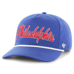 Philadelphia 76ers '47 Overhand Logo Hitch Adjustable Hat sale - Royal for sale