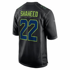 Rashid Shaheed Seattle Seahawks Super Bowl LX Patch Carbon Fashion Game Jersey - Black online