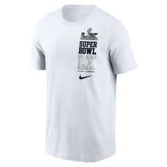 New England Patriots vs. Seattle Seahawks Super Bowl LX Dueling T-Shirt - White discount