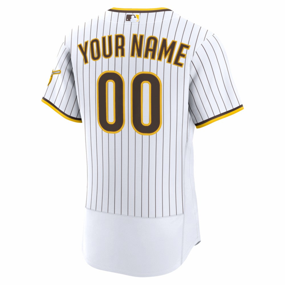 San Diego Padres Home Authentic Custom Jersey White