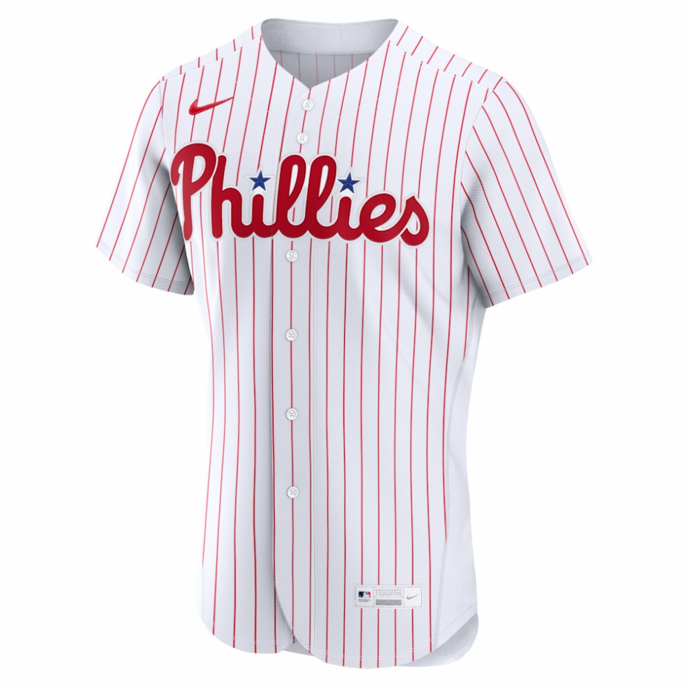 Philadelphia Phillies Home Authentic Custom Jersey White