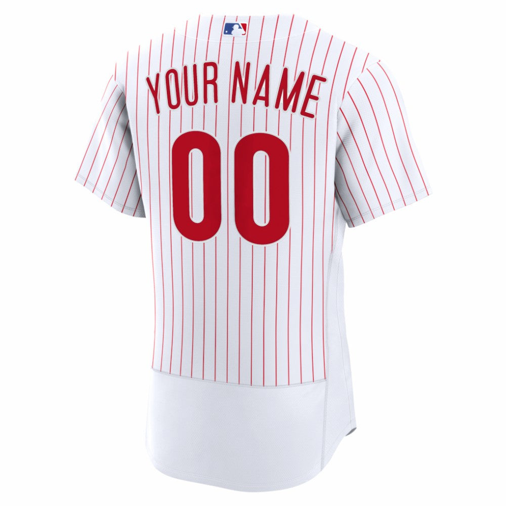Philadelphia Phillies Home Authentic Custom Jersey White