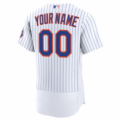 New York Mets Home Authentic Custom Jersey White