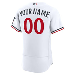 Minnesota Twins Home Authentic Custom Jersey White