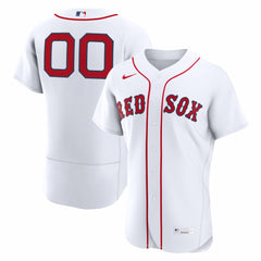 Boston Red Sox Home Authentic Custom Jersey White