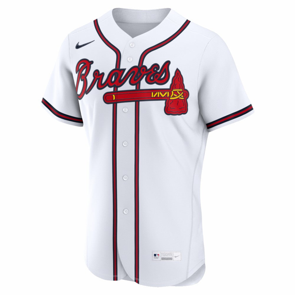 Atlanta Braves Home Authentic Custom Jersey White
