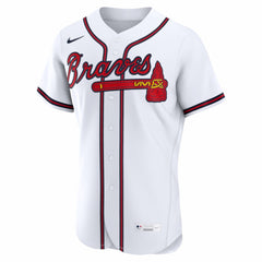 Atlanta Braves Home Authentic Custom Jersey White
