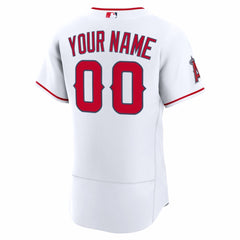Los Angeles Angels Home Authentic Custom Jersey White