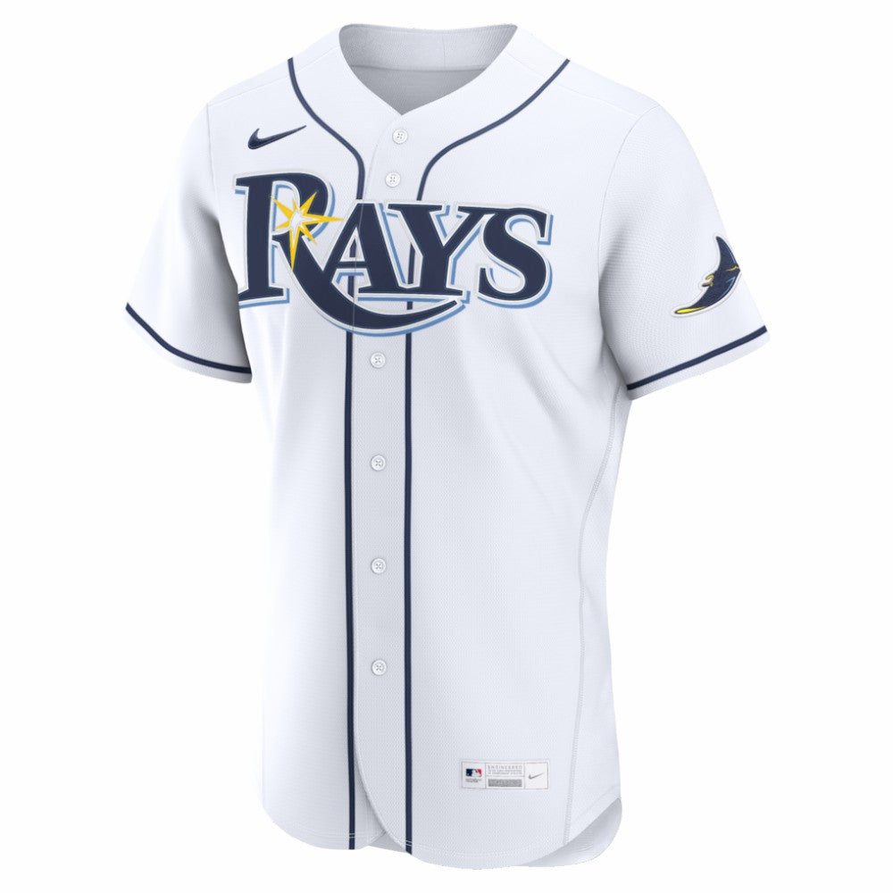 Tampa Bay Rays Home Authentic Custom Jersey White