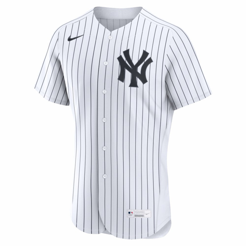 New York Yankees Home Authentic Custom Jersey White