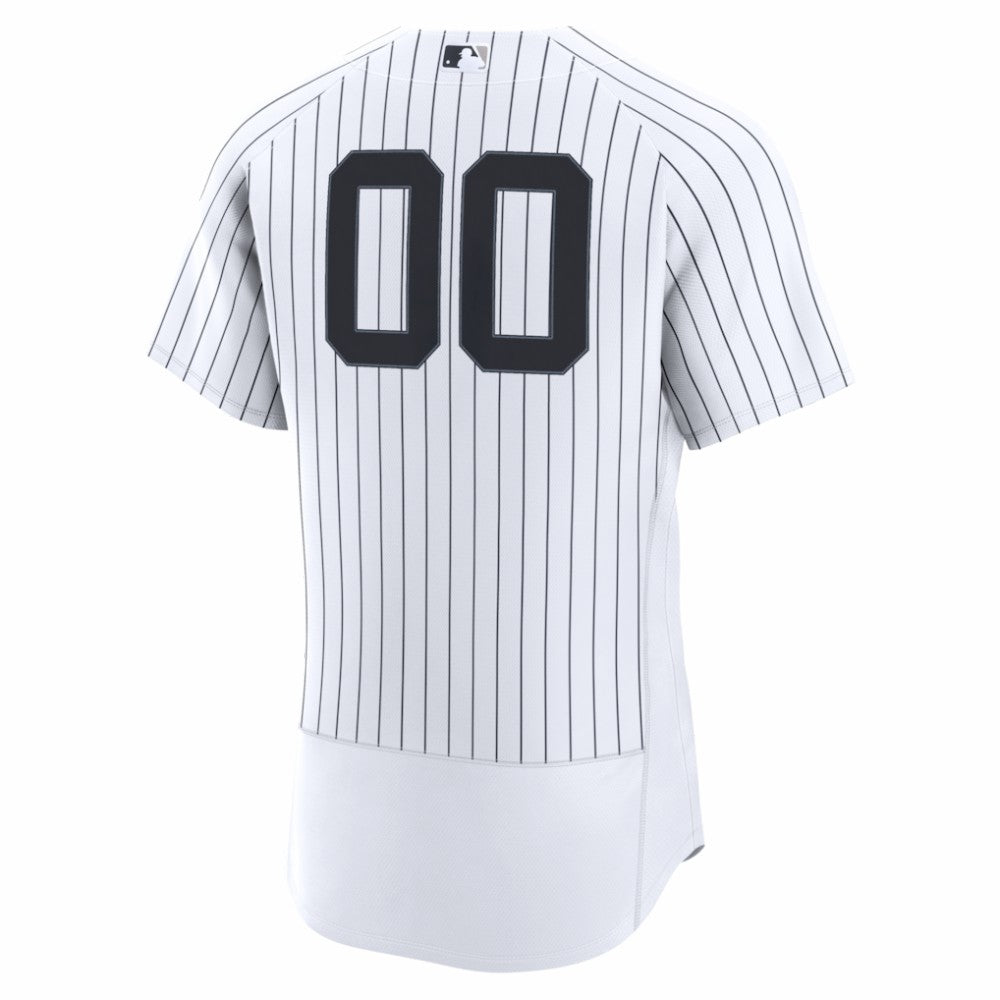 New York Yankees Home Authentic Custom Jersey White