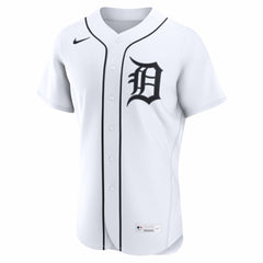 Detroit Tigers Home Authentic Custom Jersey White