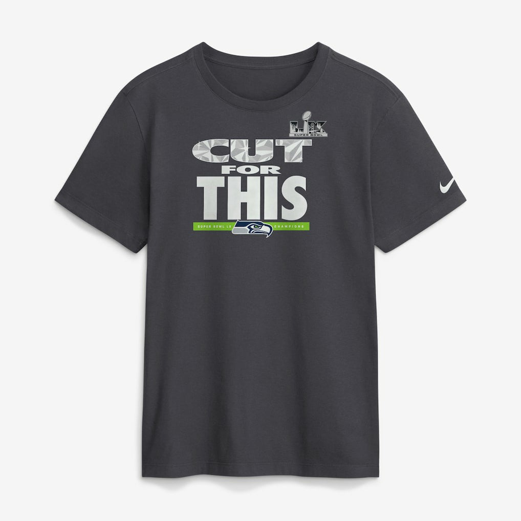 Seattle Seahawks Super Bowl LX Champions Pickoff Move Parade T-Shirt - Anthracite for sale