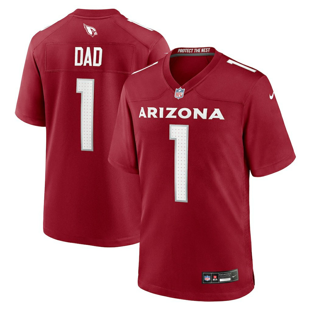 Number 1 Dad Arizona Cardinals Game Jersey - Cardinal online