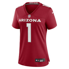 Number 1 Mom Arizona Cardinals Women's Game Jersey - Cardinal outlet