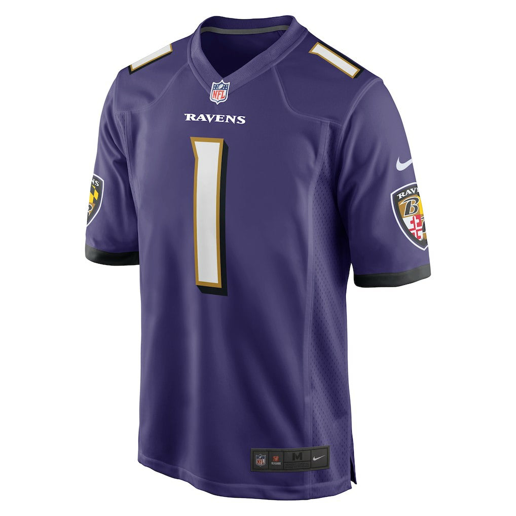 Number 1 Dad Baltimore Ravens Game Jersey - Purple online