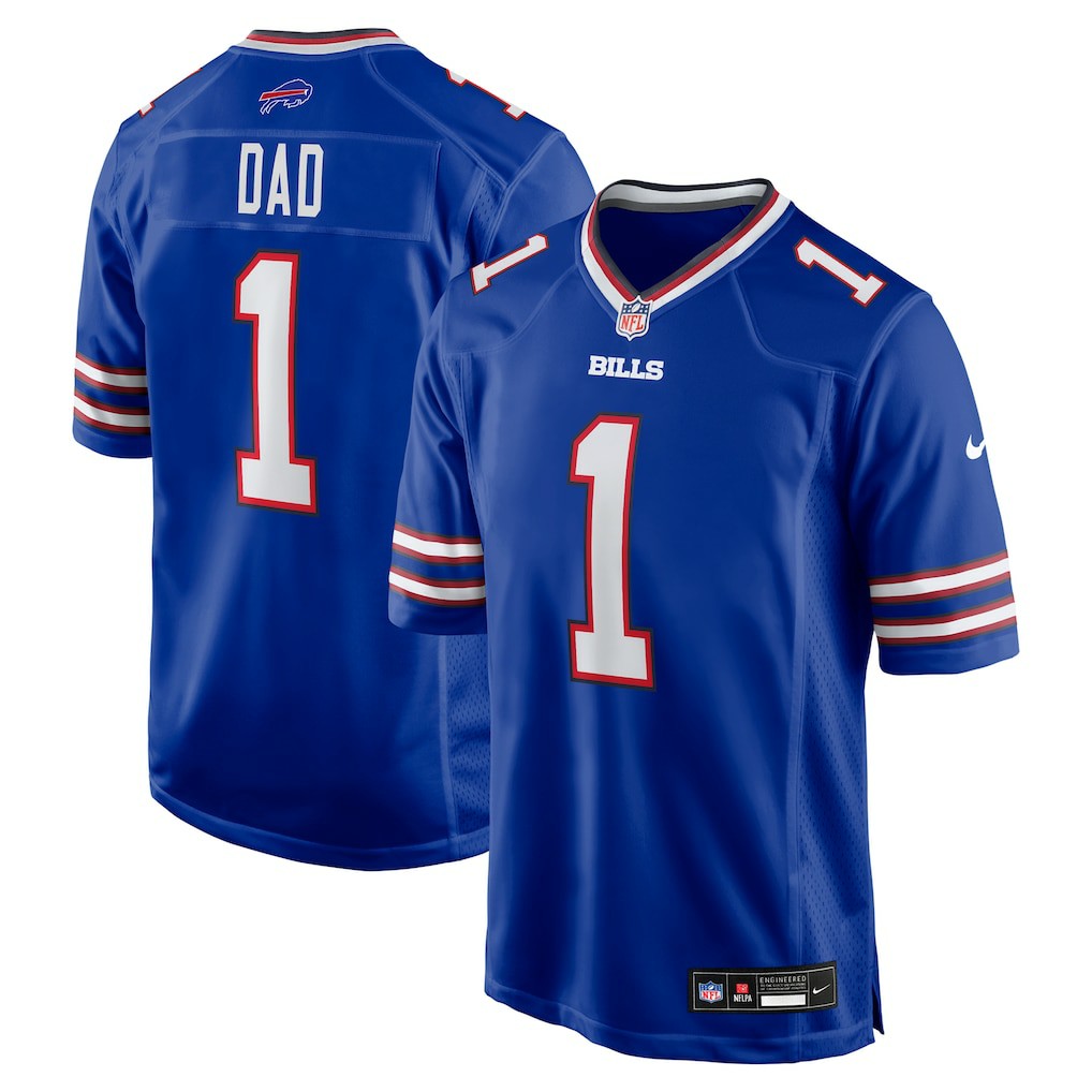 Number 1 Dad Buffalo Bills Game Jersey - Royal discount