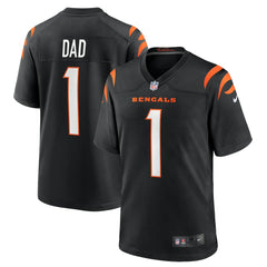 Number 1 Dad Cincinnati Bengals Game Jersey - Black sale