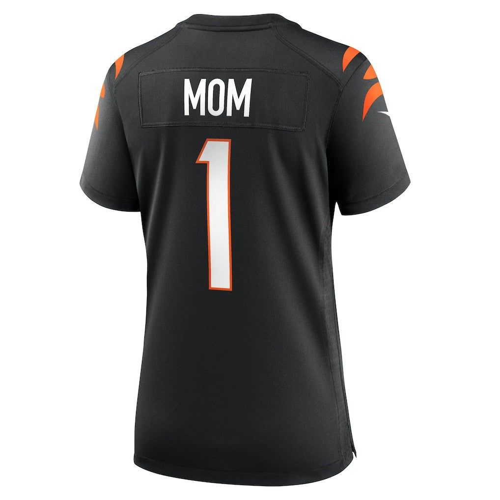 Number 1 Mom Cincinnati Bengals Women's Game Jersey - Black discount