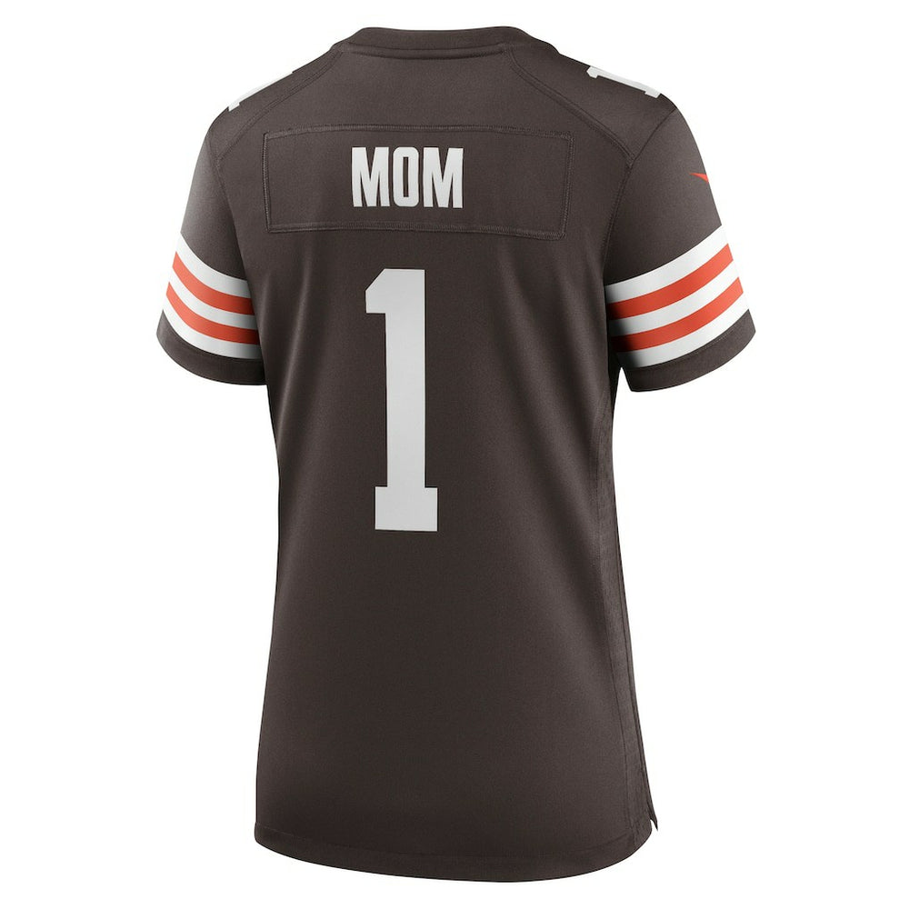 Number 1 Mom Cleveland Browns Women's Game Jersey - Brown outlet
