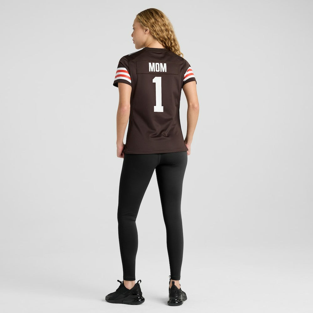 Number 1 Mom Cleveland Browns Women's Game Jersey - Brown outlet