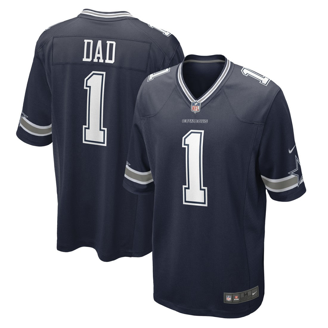Number 1 Dad Dallas Cowboys Game Jersey - Navy online