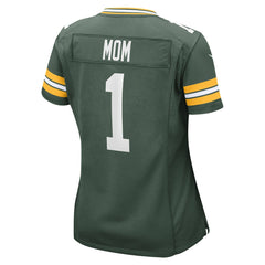 Number 1 Mom Green Bay Packers Women's Game Jersey - Green discount